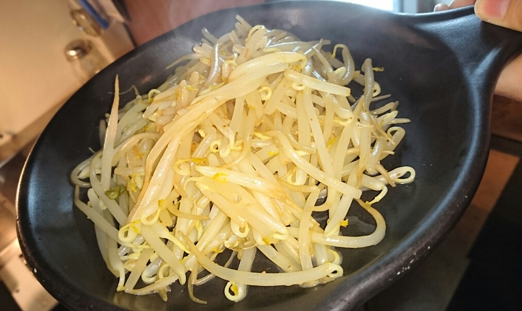 숙주나물철판 구이