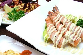 Shrimp Iron-plate Grilled(avocado,mustard)