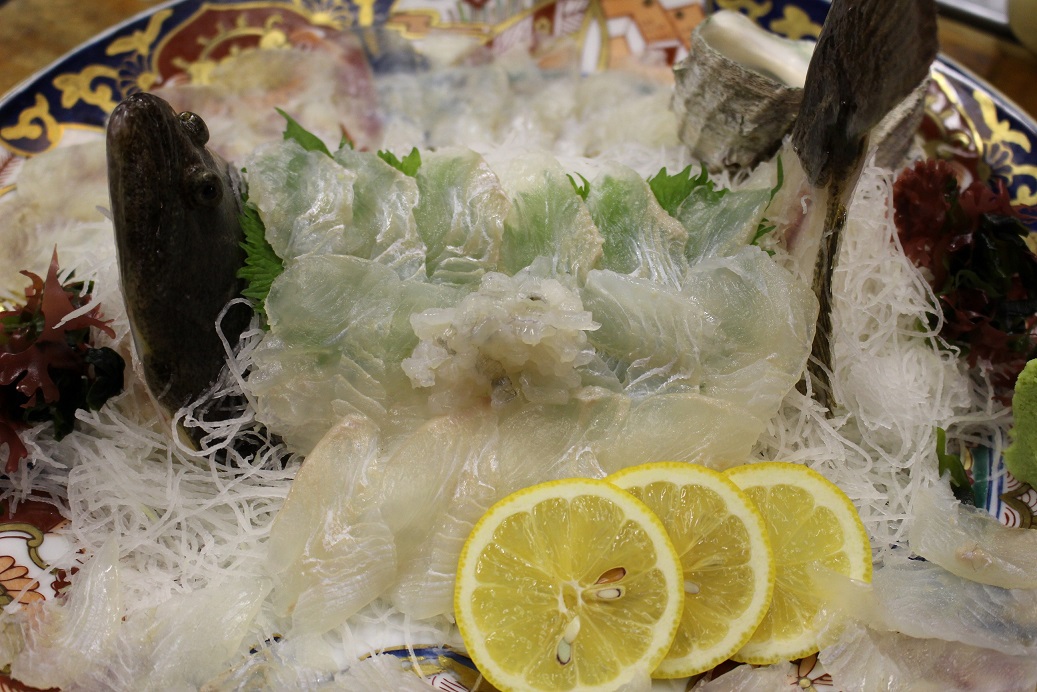 活平目のお造り