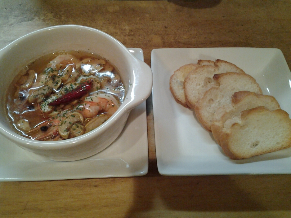 Shrimp Fried in Garlic Oil