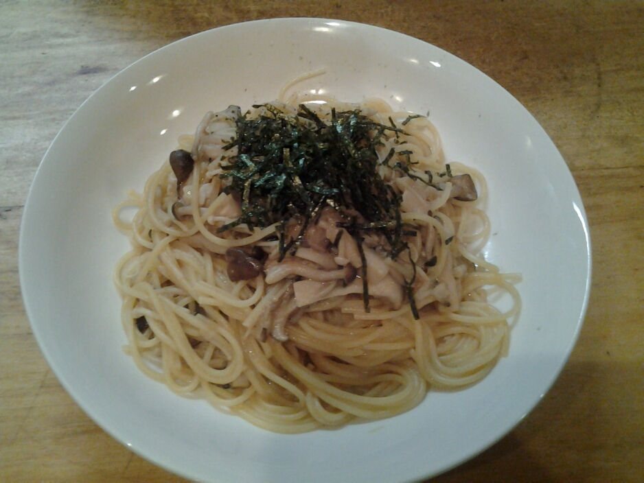 Japanese-style Mushroom Spaghetti