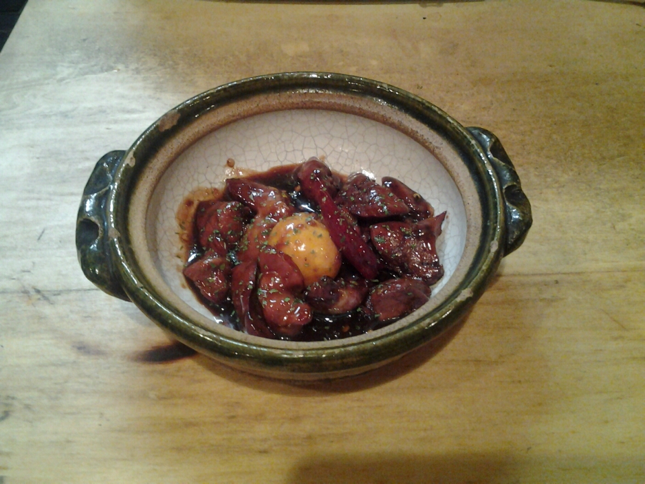 닭 모래 주머니,간조림(끓인 요리)