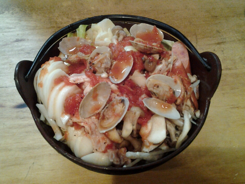 Pork,Cabbage,Tomato Sauce Hotpot