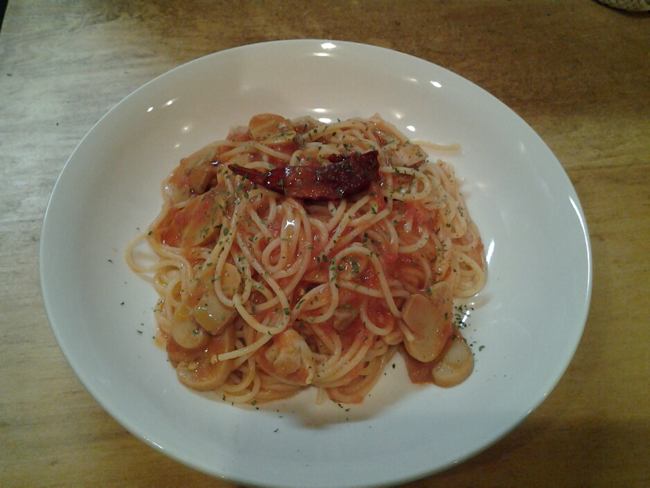 Chicken Meat,Tomato Sauce Spaghetti