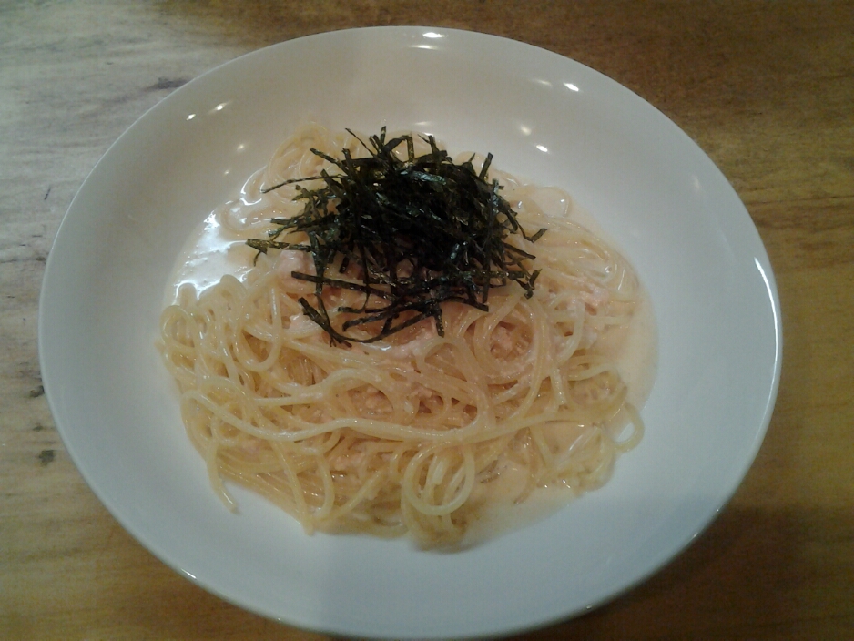 Spiced Walleye Roe,Fresh Cream Spaghetti