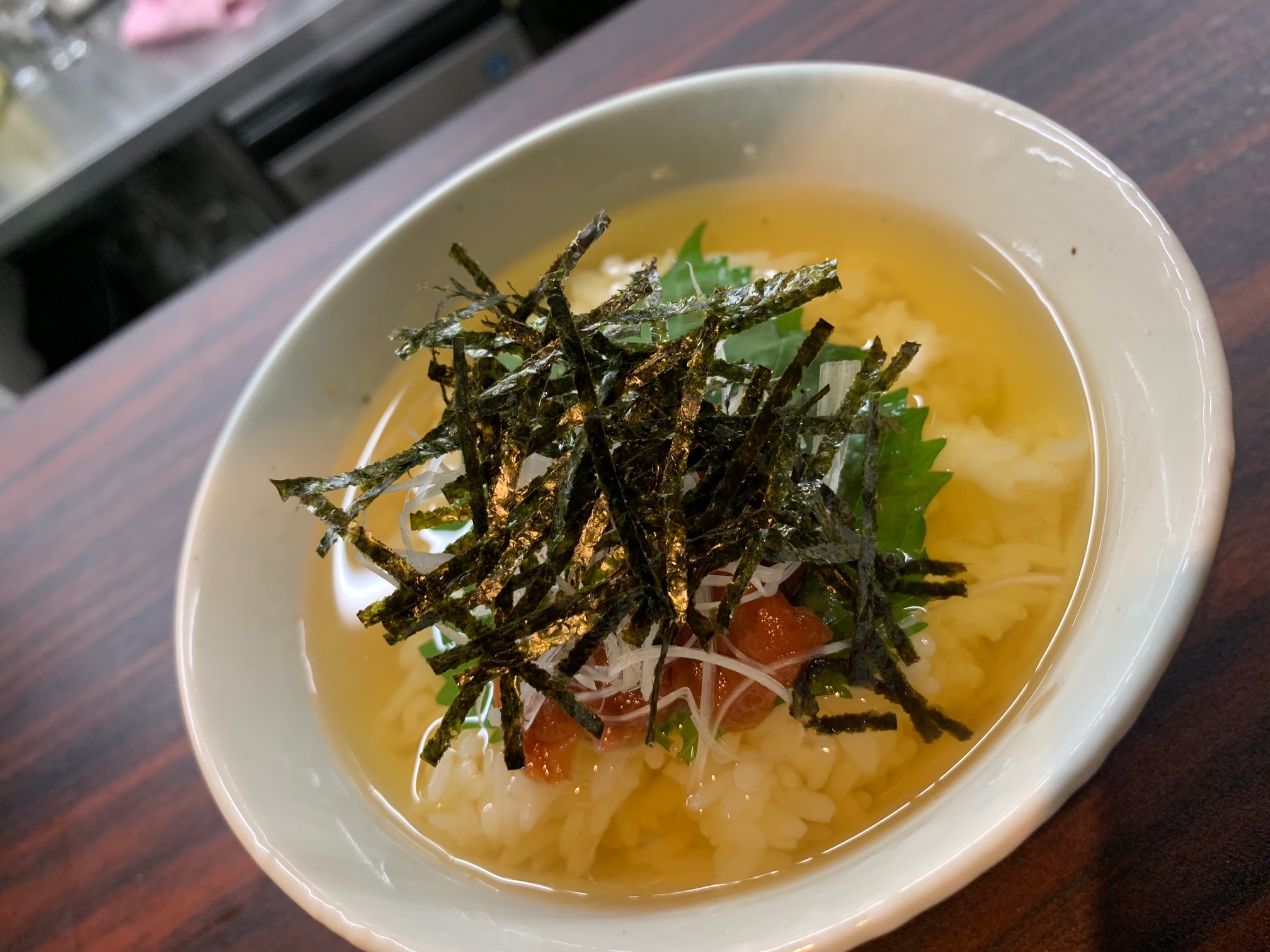 梅汤泡饭