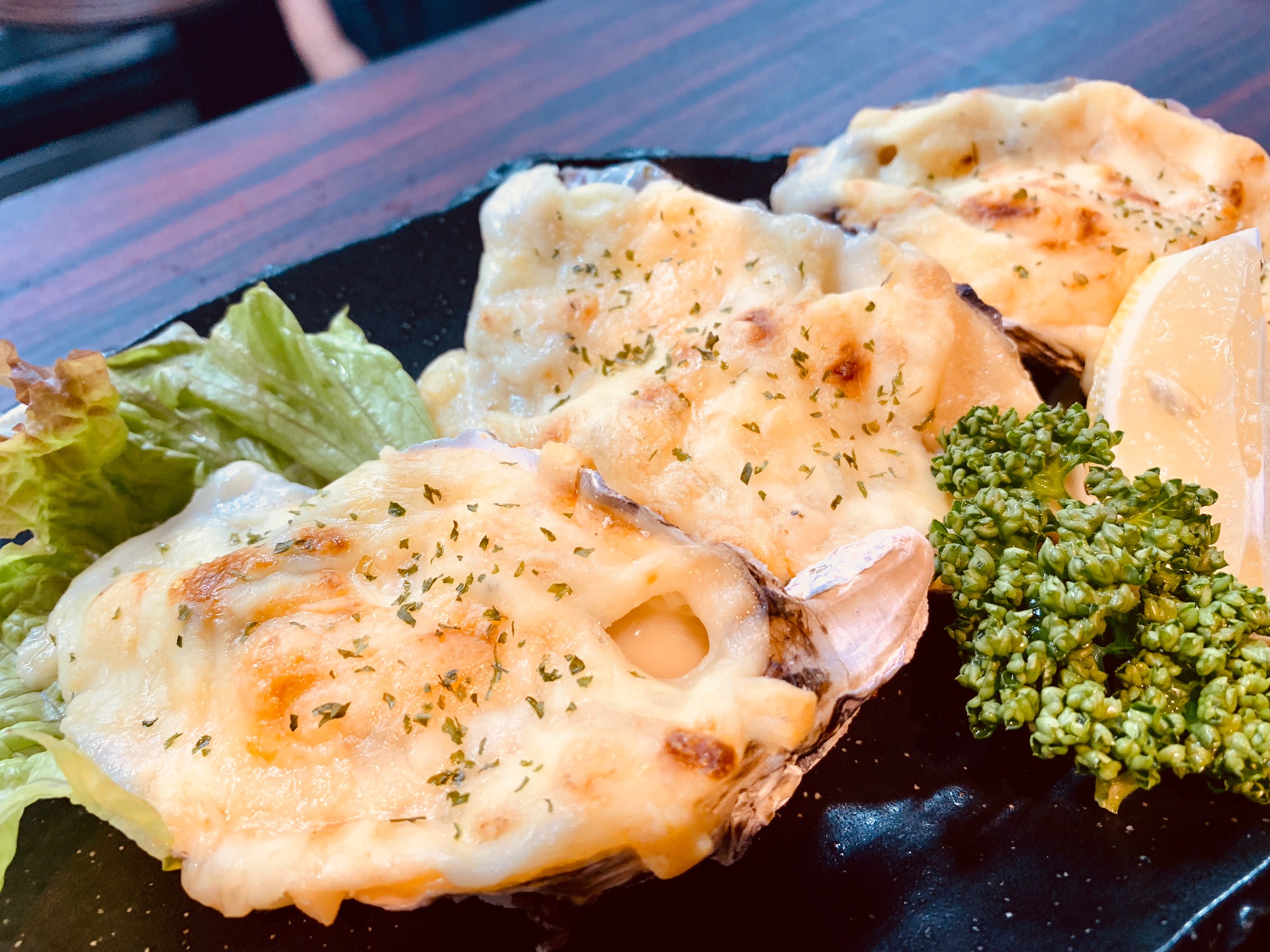 Oysters Gratin