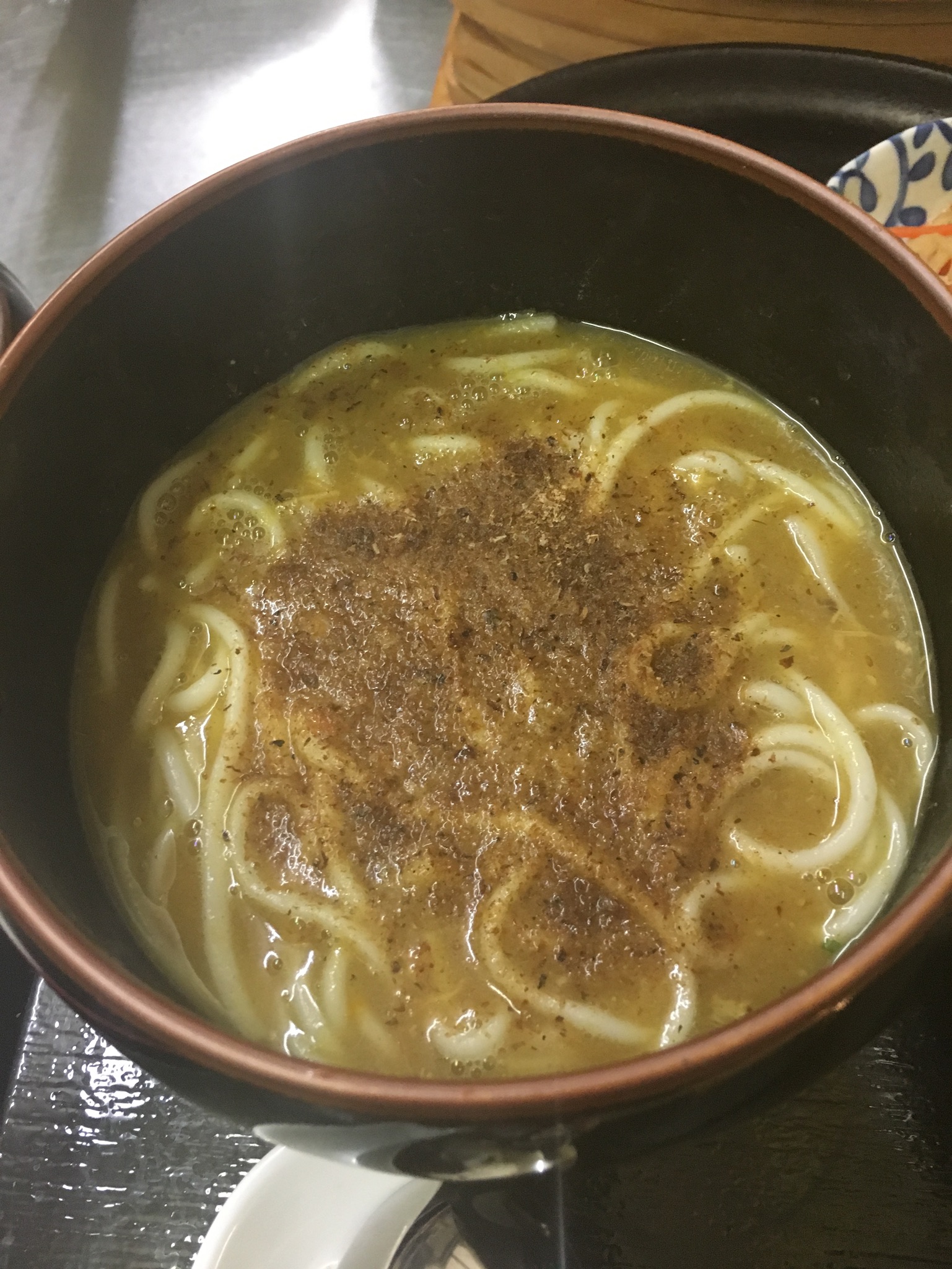 Udon Noodles in Curry-flavored Sauce