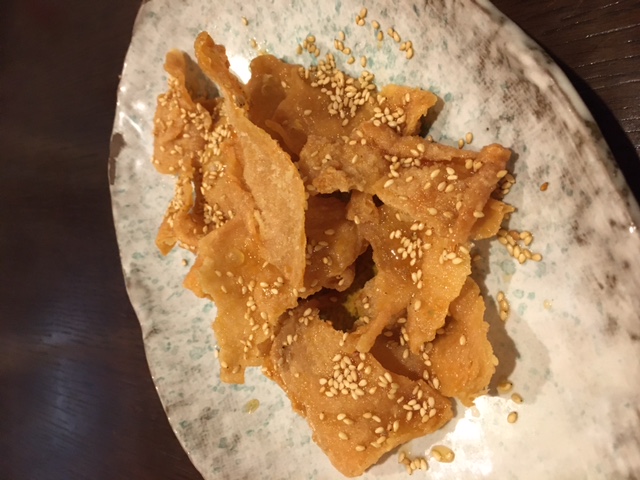 Deep fried Chicken Skin