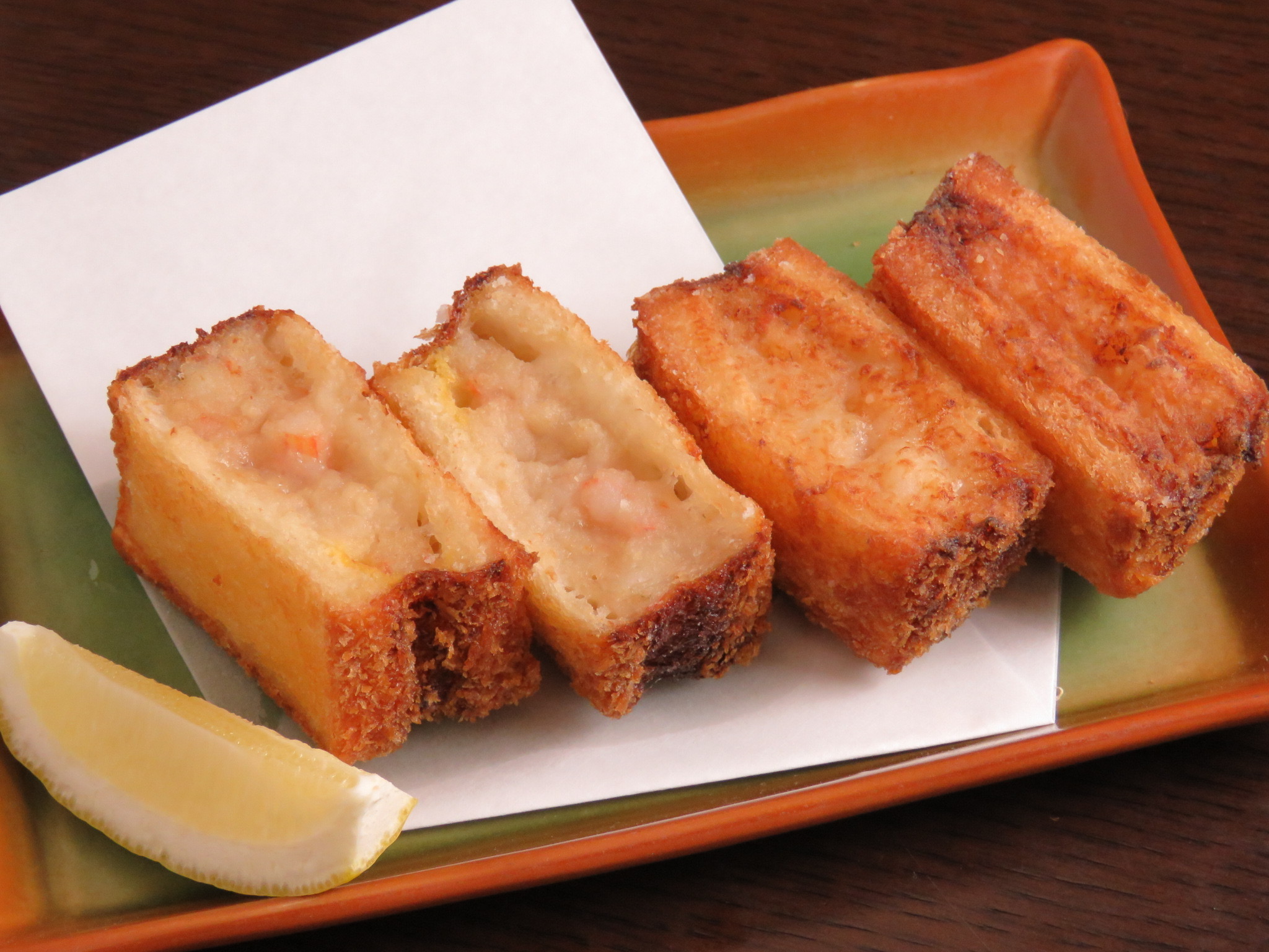 Hatoshi Deep Fried Shrimp Paste Sandwich