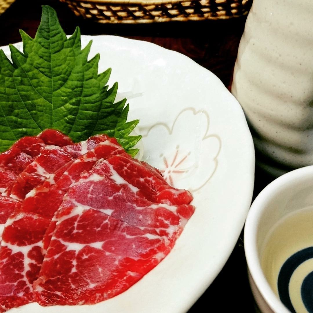 熊本产马肉刺身