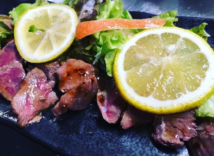 Mini Sirloin Steak with Lemon Soy Sauce