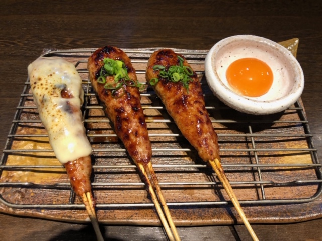 鳥政つくね串