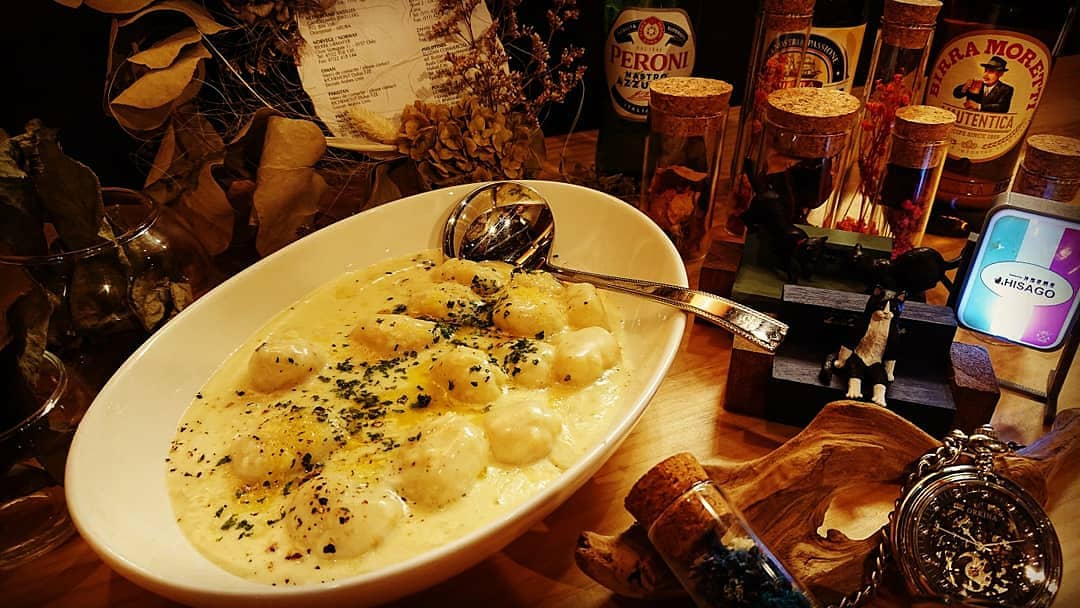 じゃが芋のニョッキブルーチーズのクリームソース